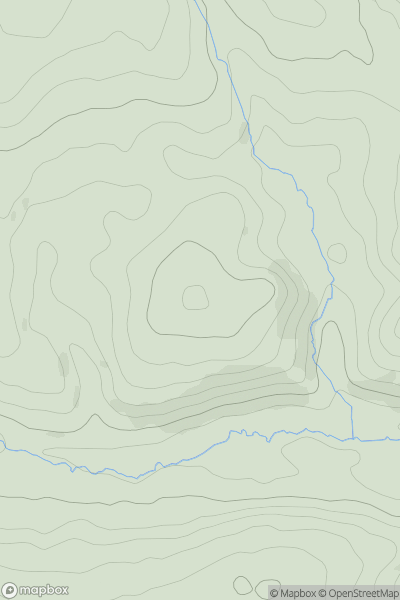 Thumbnail image for Ash Hill [South Central England] showing contour plot for surrounding peak